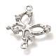 Латунные подвески из прозрачного кубического циркония KK-K388-70P-2