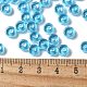 Прозрачные цвета блеск стеклянный бисер SEED-E001-T3x6mm-A04-4