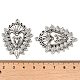 Подвески из сплава в тибетском стиле со стразами FIND-C043-025AS-3