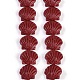 Нити резных бусин синтетического коралла CORA-K009-05A-05-1