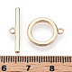 Латуни Переключить застежками X-KK-E057-09G-3