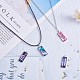 10 пара 10 стеклянных подвески в богемном стиле STAS-SZ0003-09-5