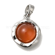 Подвески из натурального сердолика (окрашенные и нагретые) KK-K388-07P