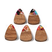 Подвески из смолы и дерева WOOD-S061-02C