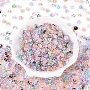 Picasso Single Face Baking Paint Glass Beads DGLA-T004-07L