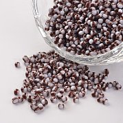12/0 непрозрачные цвета просачиваться стеклянные бусины SEED-M008-C30