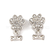 Подвески из сплава со стразами в стойке в европейском стиле FIND-C055-19P-01