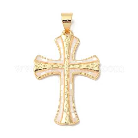 Подвески из латуни с покрытием из эпоксидной смолы KK-K380-06G-01-1