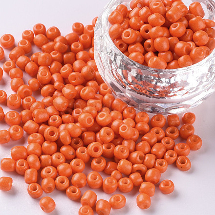 Выпечка краска стеклянные бусины SEED-US0003-3mm-K4-1