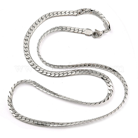 Не тускнеющие цепочки из нержавеющей стали 304 NJEW-P295-01P-1