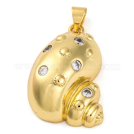 Латунные микро проложить кубического циркония подвески KK-K339-11G-01-1