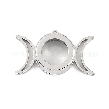Подвески-медальоны из нержавеющей стали 304 STAS-S132-14P-02-1
