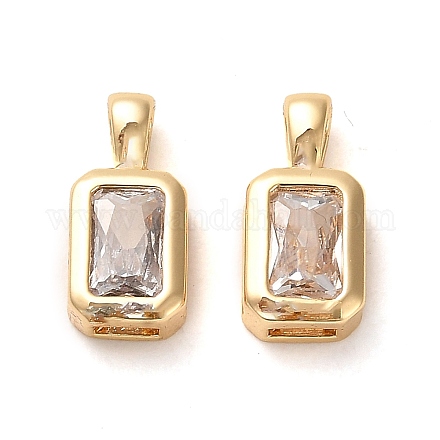 Латунные микро проложить кубического циркония подвески KK-F870-05G-1