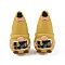 Teachers' Day Themes Silicone Beads, Gnome, 34x17x17mm, Hole: 2mm