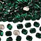 Preciosa® MAXIMA Crystal Fancy Stones, Czech Crystal, 435 34 222 Octagon, Dura Foiling, 50730 Emerald, 8x6mm