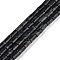 Natural Kambaba Jasper Beads Strands, Column, 7.5~8.5x5~6mm, Hole: 1mm, about 45~46pcs/strand, 14.69~15.04 inch(37.3~38.2cm)