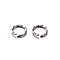 Tarnish Resistant 304 Stainless Steel Open Twisted Jump Rings, Stainless Steel Color, 18 Gauge, 8x1mm, Inner Diameter: 6mm