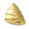 304 Stainless Steel Pendants, Triangle Charm, Golden, 32x30.5x4mm, Hole: 1.6mm