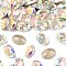 Preciosa® MAXIMA Crystal Fancy Stones, Czech Crystal, 435 12 601 Oval, Dura Foiling, 00030 200 Crystal AB, 14x10mm
