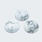 Natural Howlite Cabochons, Half Round, 24.5x7~8mm