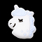 Food Grade Eco-Friendly Silicone Beads, Unicorn, Light Blue, 26.5x21x10.5mm, Hole: 2mm