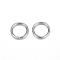 Tarnish Resistant 304 Stainless Steel Jump Rings, Open Jump Rings, Stainless Steel Color, 12x1.5mm, Inner Diameter: 9mm