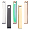 5Pcs 5 Colors PVD Vacuum Plating 304 Stainless Steel Pendants, Rectangle/Bar, Mixed Color, 30x5x5mm, Hole: 3mm