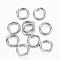Tarnish Resistant 304 Stainless Steel Open Jump Rings, Stainless Steel Color, 18 Gauge, 7x1mm, Inner Diameter: 4.8mm