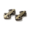 Tibetan Style Rack Plating Brass Beads, Long-Lasting Plated, Vajra, Antique Bronze, 19.5x10x4mm, Hole: 2.5mm