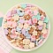Opaque Resin Cabochons, Cartoon Cabochons, for Jewelry Making, Flower, 12x5mm