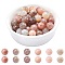 Natural Sunstone Beads Strands, Round, 8mm, Hole: 1mm, about 48pcs/strand, 15.7 inch, 1strand/box