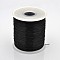 Flat Elastic Crystal String, Elastic Beading Thread, for Stretch Bracelet Making, Black, 0.5mm, about 546.8 yards(500m)/roll