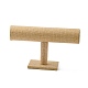 Льняные стойки дисплея браслета t-bar BDIS-WH0003-04B-2