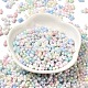 Непрозрачные цвета блестящие стеклянные бусины SEED-B001-01A-06-2
