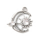 Латунные микро проложить кубического циркония подвески KK-D371-04D-P-1