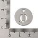 Подвески из нержавеющей стали 304 STAS-F233-M-P01-A-Q-3