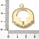 Латунные микро проложить кубического циркония подвески KK-Q043-20G-01-3