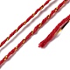 100м макраме 2-слойная хлопковая тесьма MAKN-PW0001-097A-27-3