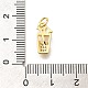 Латунные микропаве прозрачные подвески с фианитом KK-L225-009G-02-3