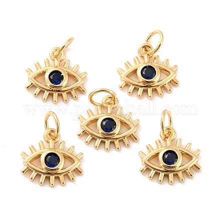 Латунные подвески из кубического циркония с микропаве KK-D065-04G-1