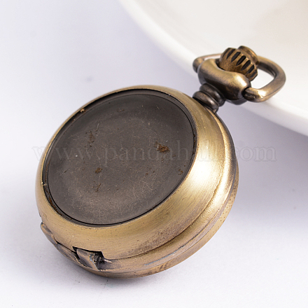 Плоские круглые часы сплава головы WACH-D016-01-1