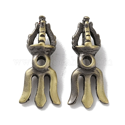 Тибетский стиль латунные бусины KK-M284-62AB-1