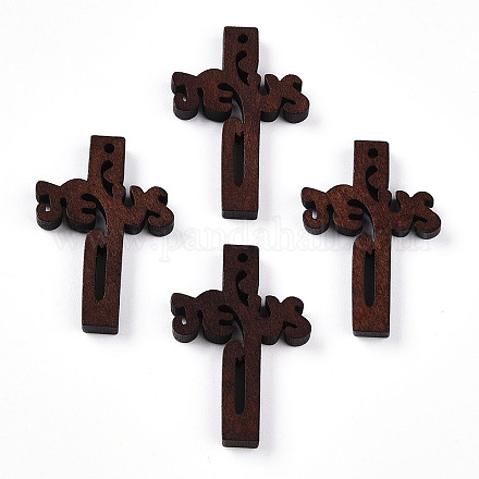 Подвески из натурального дерева WOOD-N016-63-01-1