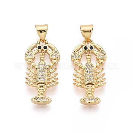 Латунные микро проложить кубического циркония подвески KK-T071-88G-1
