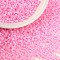 Cylinder Seed Beads, Frosted Colors, Uniform Size, Pearl Pink, 2x1.3~1.5mm, Hole: 0.8~1mm, about 40000pcs/bag, 450g/bag