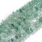Natural Green Aventurine Beads Strands, Chip, Grade AB, 3~16x3~8mm, Hole: 0.7mm, 80~81cm