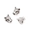 Tibetan Style Alloy Beads, Tiger Head, Antique Silver, 11.5x10x9mm, Hole: 2mm