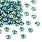 Preciosa® MAXIMA Crystal No Hotfix Flatback Stones, Czech Crystal, Dura Foiling, Round(438 11 615 Chaton Rose), 50730 200 Emerald AB, SS12(3~3.2mm)