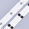 Clothing Size Labels(8), Garment Accessories, Size Tags, White, 12.5mm, about 10000pcs/bag