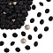 Preciosa® MAXIMA Crystal Round Stones, Czech Crystal, Dura Foiling, Round(431 11 615 Chaton), 23980 Jet, SS10/PP21(2.7~2.9mm)